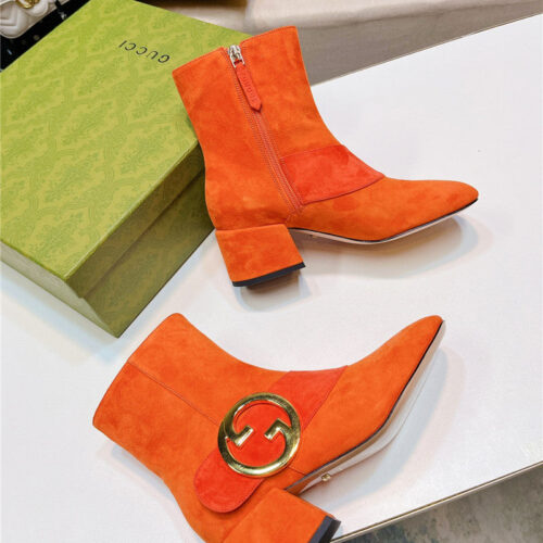 High Quality Luxury Gucci GG Ankle Boots – Style 90387 product detail