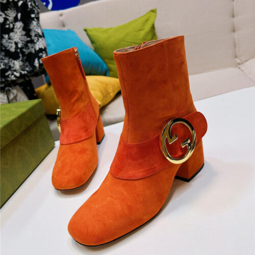 High Quality Luxury Gucci GG Ankle Boots – Style 90387 product detail
