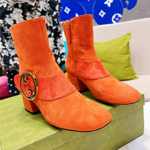 High Quality Luxury Gucci GG Ankle Boots – Style 90387 alternate view