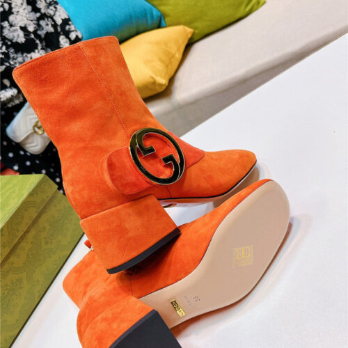 High Quality Luxury Gucci GG Ankle Boots – Style 90387 product detail