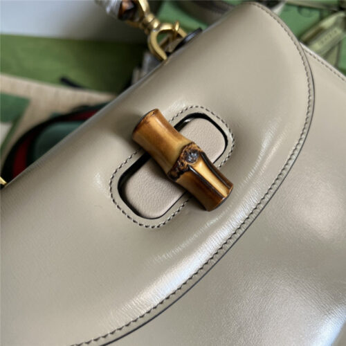 High Quality Luxury Gucci Bamboo 1947 Series Bamboo Small Handbag – Style 03235 product detail