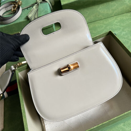 High Quality Luxury Gucci Bamboo 1947 Series Bamboo Small Handbag – Style 03235 product detail