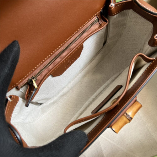 High Quality Luxury Gucci Bamboo 1947 Series Bamboo Small Handbag – Style 03234 product detail