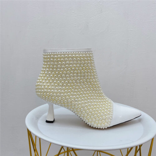 High Quality Luxury Jimmy Choo Pointed Drill Booties product detail