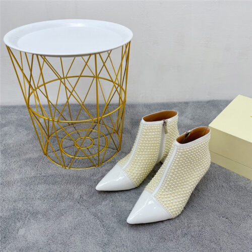 High Quality Luxury Jimmy Choo Pointed Drill Booties product detail