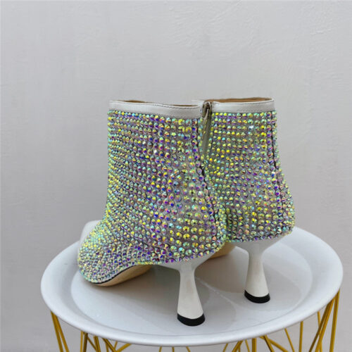 High Quality Luxury Jimmy Choo Pointed Drill Booties – Style 89207 product detail
