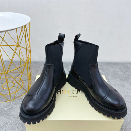 High Quality Luxury Jimmy Choo Platform Booties Womens – Style 97687 alternate view