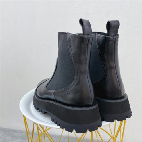 High Quality Luxury Jimmy Choo Platform Booties Womens – Style 97687 product detail