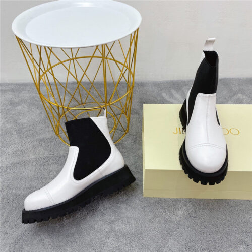 High Quality Luxury Jimmy Choo Platform Booties Womens – Style 70007 product detail