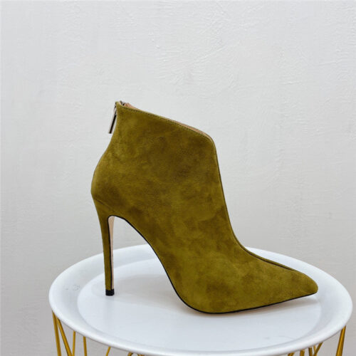 High Quality Luxury Jimmy Choo Pointed Toe Heeled Booties – Style 19127 product detail