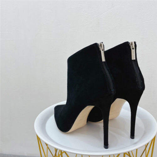 High Quality Luxury Jimmy Choo Pointed Toe Heeled Booties – Style 46807 product detail