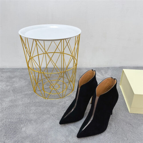 High Quality Luxury Jimmy Choo Pointed Toe Heeled Booties – Style 46807 product detail