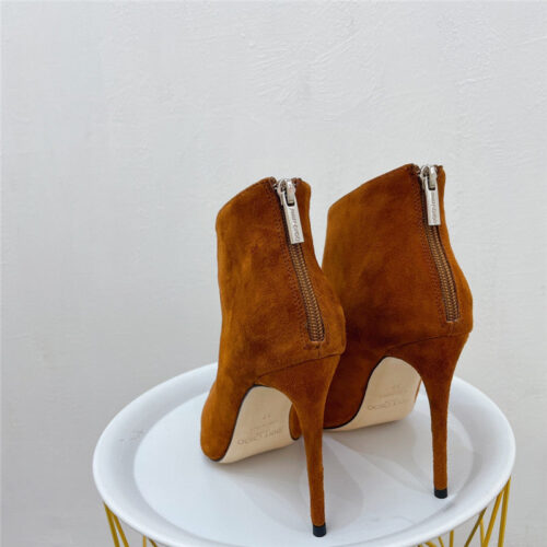 High Quality Luxury Jimmy Choo Pointed Toe Heeled Booties product detail