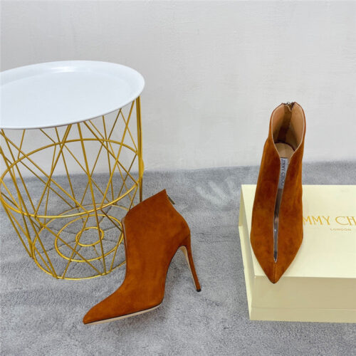 High Quality Luxury Jimmy Choo Pointed Toe Heeled Booties product detail