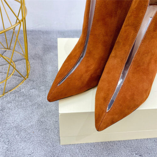 High Quality Luxury Jimmy Choo Pointed Toe Heeled Booties product detail