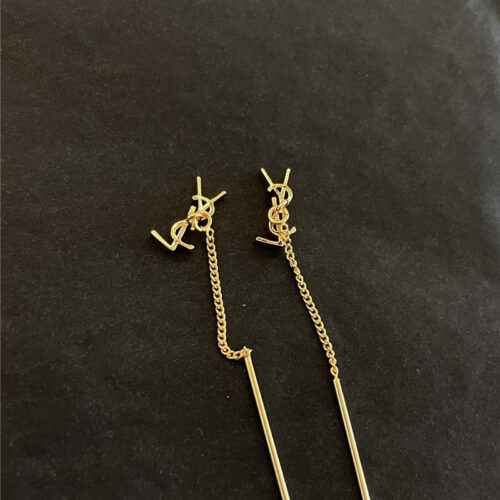 High Quality Luxury YSL New Letter Earrings product detail