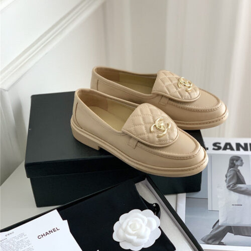 High Quality Luxury Chanel Flap Retro Diamond Loafers