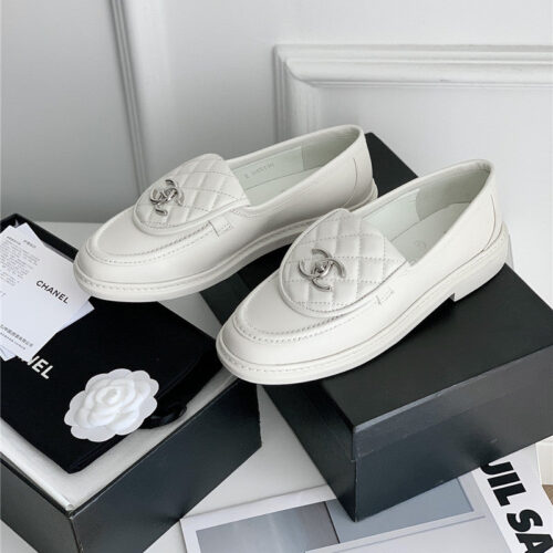 High Quality Luxury Chanel Flap Retro Diamond Loafers – Style 76646 alternate view