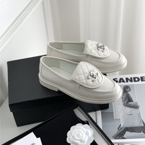 High Quality Luxury Chanel Flap Retro Diamond Loafers – Style 76646