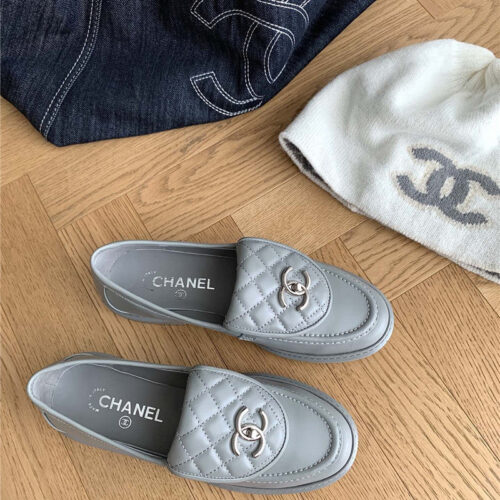 High Quality Luxury Chanel Flap Retro Diamond Loafers – Style 07718 product detail