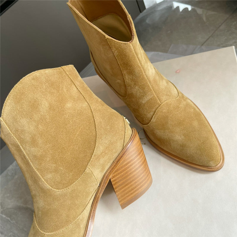 High Quality Luxury Jimmy Choo Leather Suede Rider Boots product detail