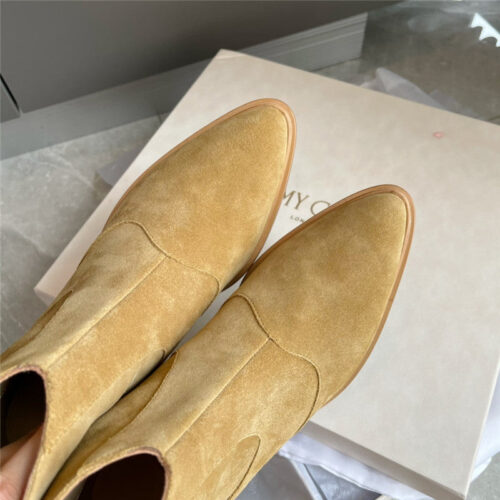 High Quality Luxury Jimmy Choo Leather Suede Rider Boots product detail