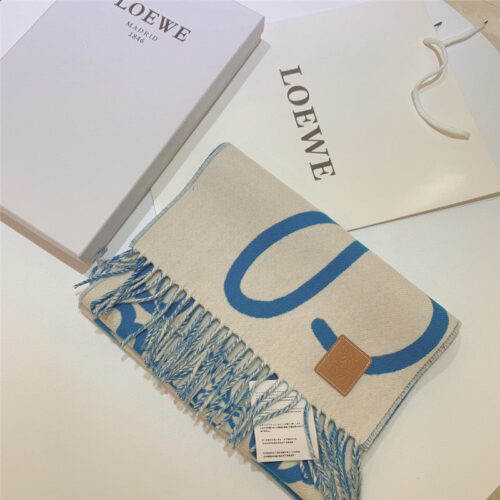 High Quality Luxury Loewe Graffiti Double Sided Scarf – Style 26546 product detail