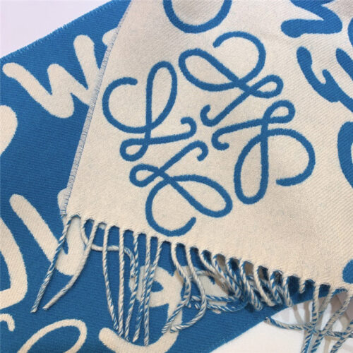 High Quality Luxury Loewe Graffiti Double Sided Scarf – Style 26546 product detail