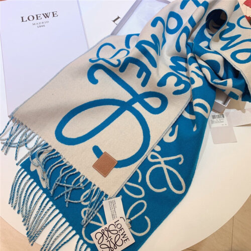 High Quality Luxury Loewe Graffiti Double Sided Scarf – Style 26546 alternate view