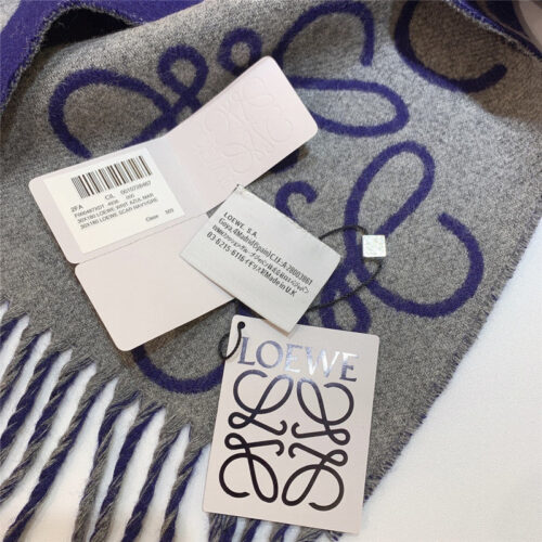 High Quality Luxury Loewe Graffiti Double Sided Scarf product detail
