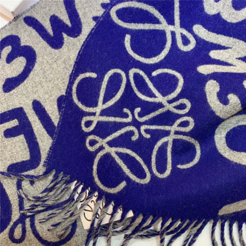 High Quality Luxury Loewe Graffiti Double Sided Scarf product detail