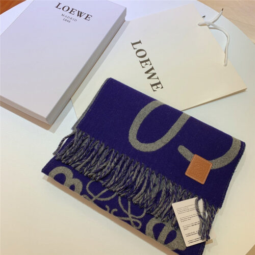 High Quality Luxury Loewe Graffiti Double Sided Scarf product detail