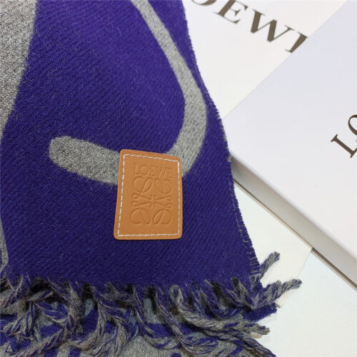 High Quality Luxury Loewe Graffiti Double Sided Scarf product detail