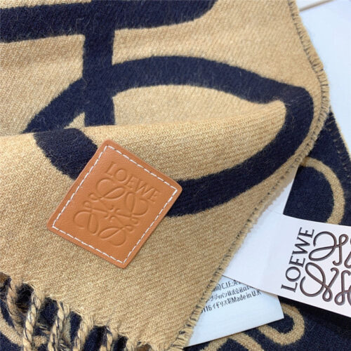 High Quality Luxury Loewe Graffiti Double Sided Scarf – Style 26547 product detail