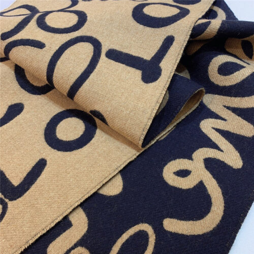 High Quality Luxury Loewe Graffiti Double Sided Scarf – Style 26547 product detail