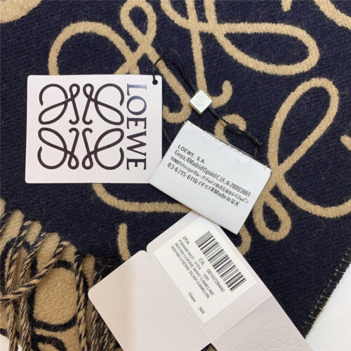 High Quality Luxury Loewe Graffiti Double Sided Scarf – Style 26547 product detail