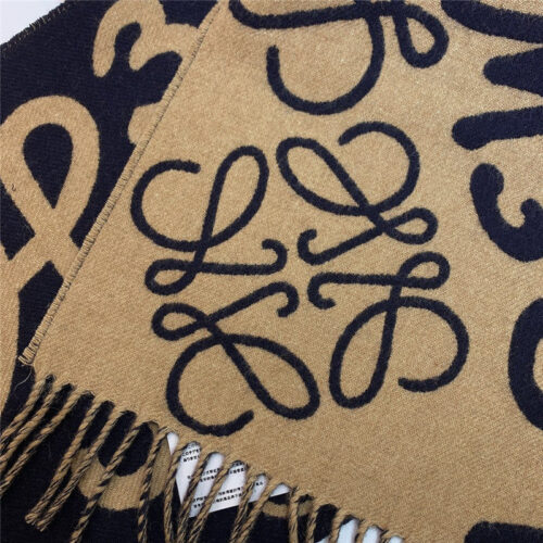 High Quality Luxury Loewe Graffiti Double Sided Scarf – Style 26547 product detail