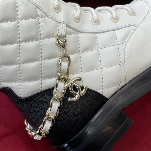 High Quality Luxury Chanel Lace Up Long Boots – Style 75526 product detail