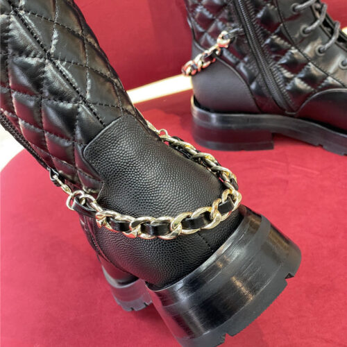 High Quality Luxury Chanel Lace Up Long Boots product detail