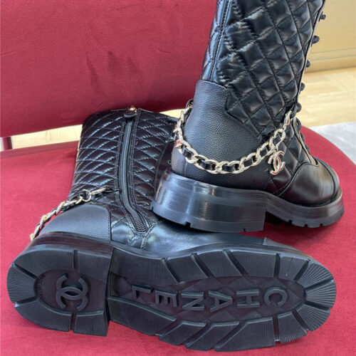 High Quality Luxury Chanel Lace Up Long Boots product detail