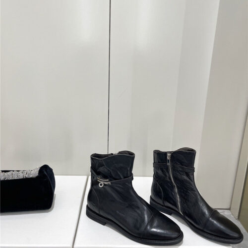 High Quality Luxury Hermes Kelly Zip Ankle Boots – Style 51171