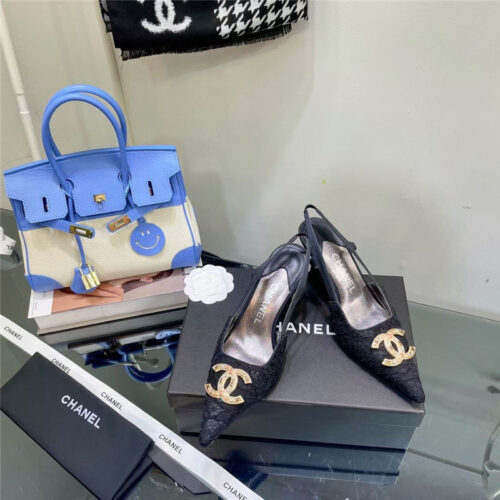 High Quality Luxury Chanel Pearl Double C Pendant Diamond Shoes – Style 27718 product detail