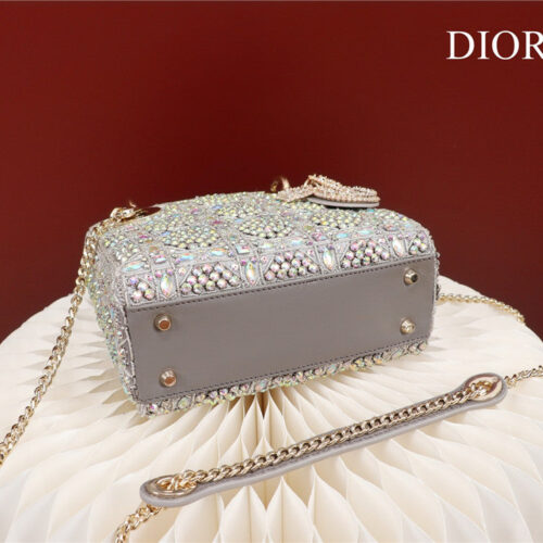 High Quality Luxury Mini Lady Dior Beaded Bag – Style 26745 product detail