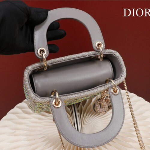 High Quality Luxury Mini Lady Dior Beaded Bag – Style 26745 product detail