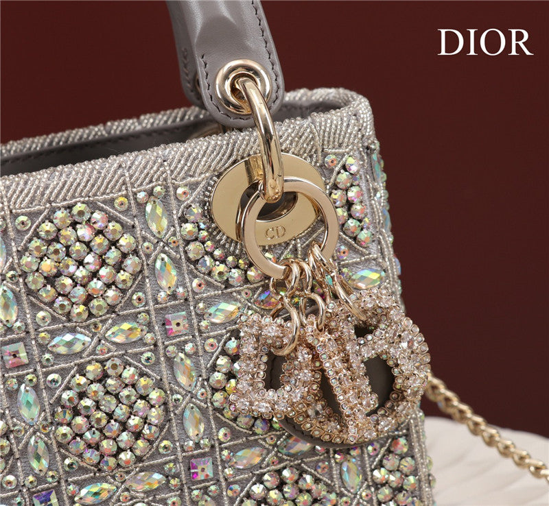 High Quality Luxury Mini Lady Dior Beaded Bag – Style 26745 product detail