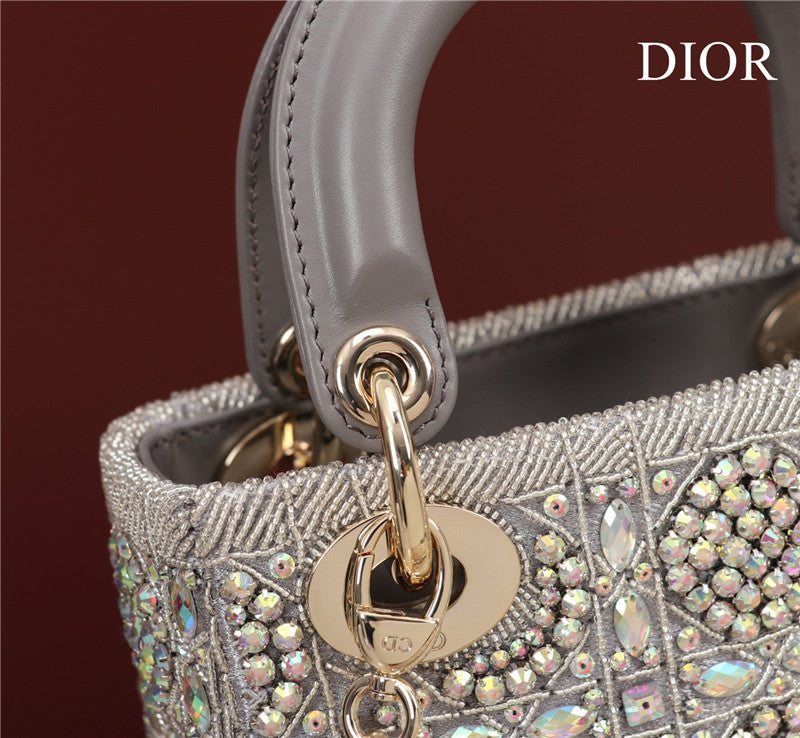 High Quality Luxury Mini Lady Dior Beaded Bag – Style 26745 product detail