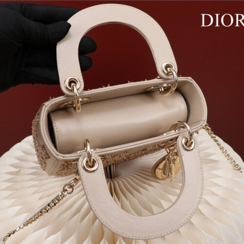 High Quality Luxury Mini Lady Dior Beaded Bag product detail
