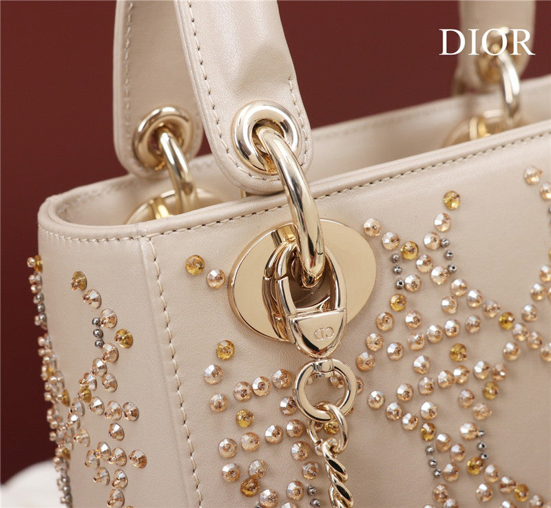 High Quality Luxury Mini Lady Dior Beaded Bag product detail