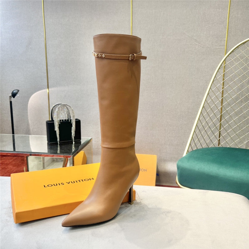 High Quality Luxury Louis Vuitton Logo Signature Boots product detail