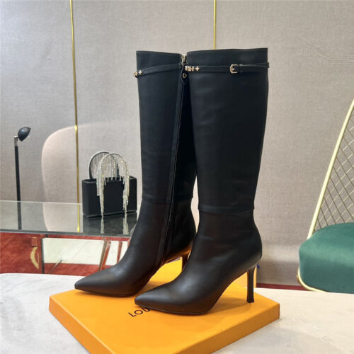 High Quality Luxury Louis Vuitton Logo Signature Boots – Style 09891